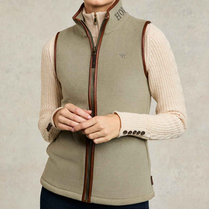 Country Fleece Gilet - Sage