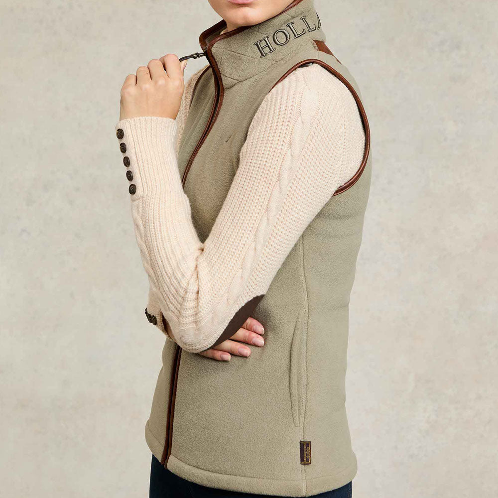 Country Fleece Gilet - Sage