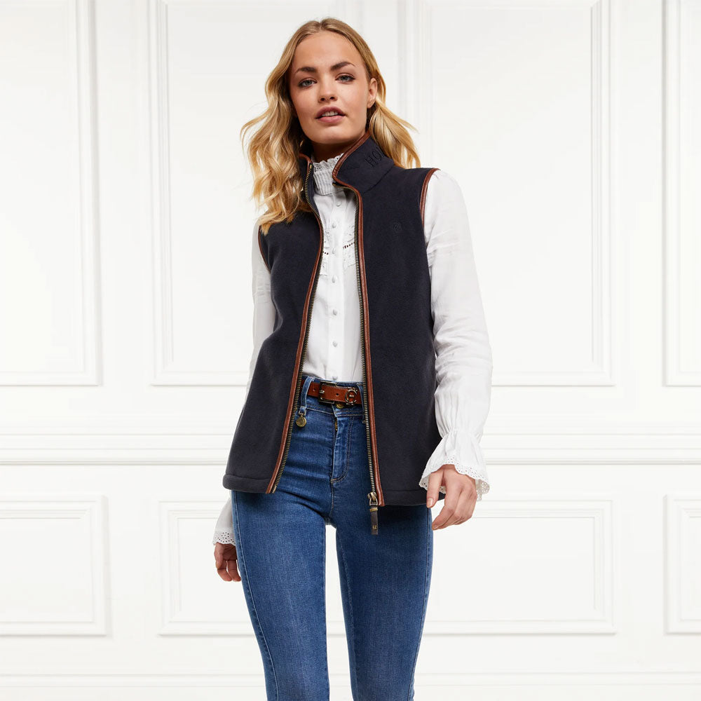 Country Fleece Gilet - Ink Navy