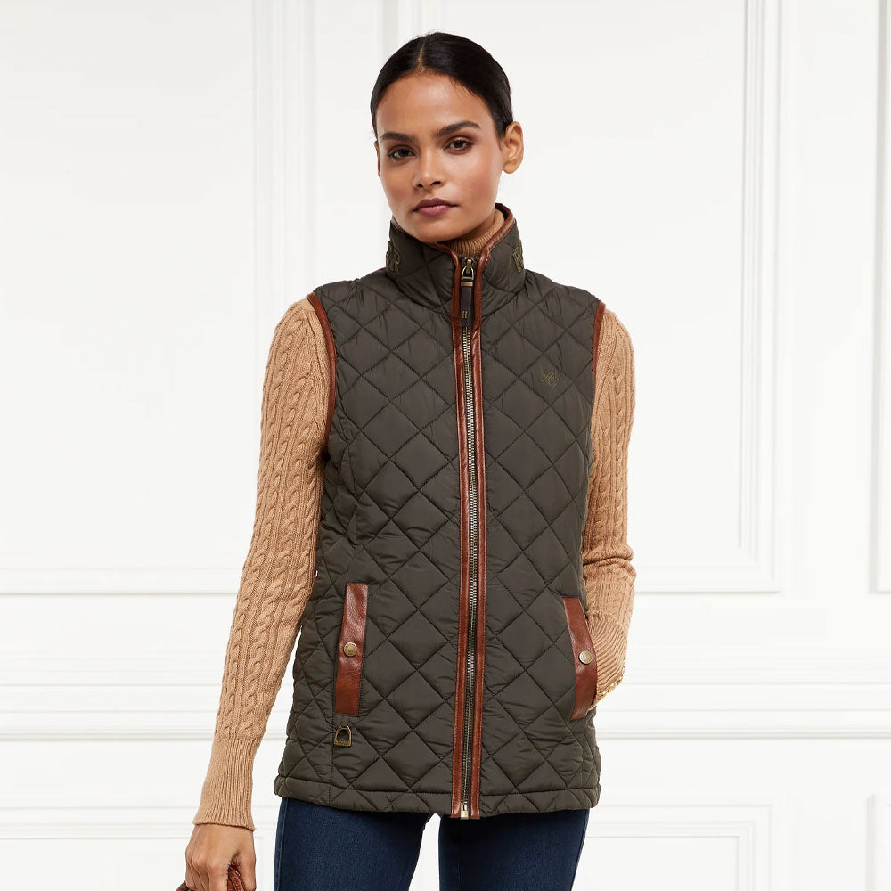 Country Quilted Gilet - Heritage Khaki