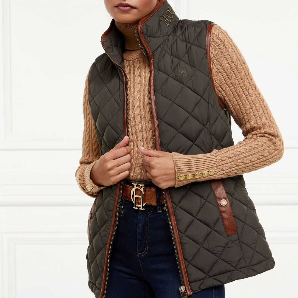 Country Quilted Gilet - Heritage Khaki