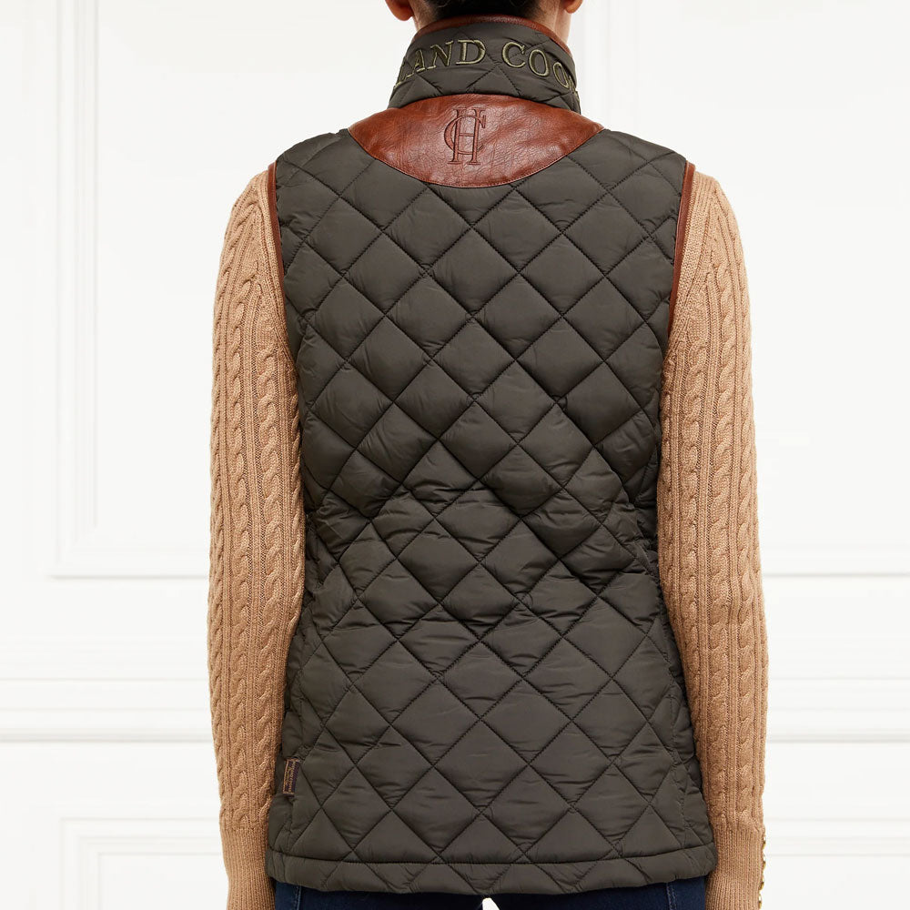 Country Quilted Gilet - Heritage Khaki