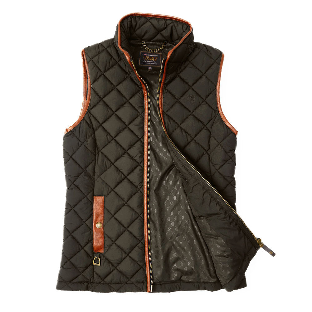 Country Quilted Gilet - Heritage Khaki