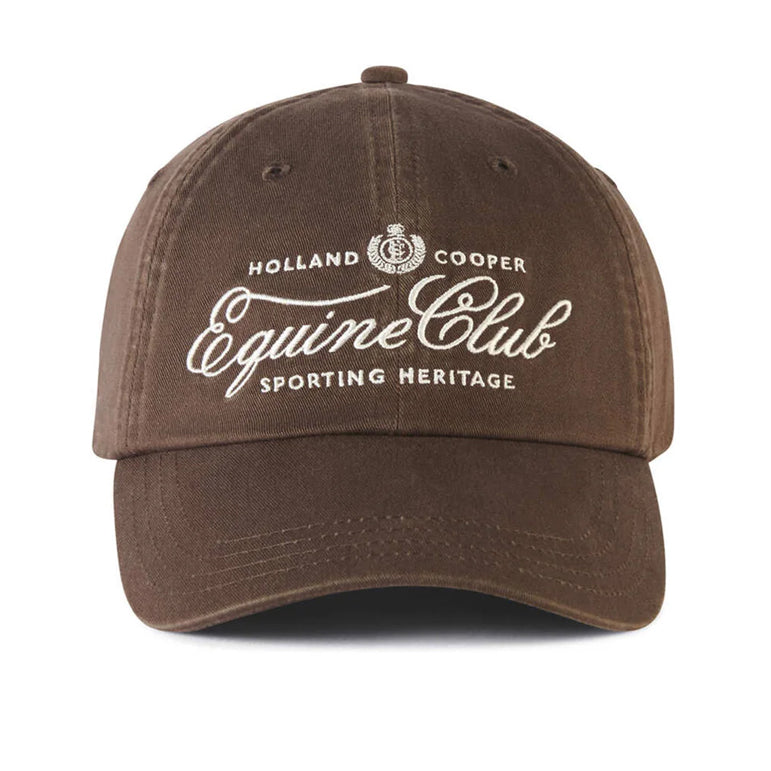 Equine Club Cap - Chocolate