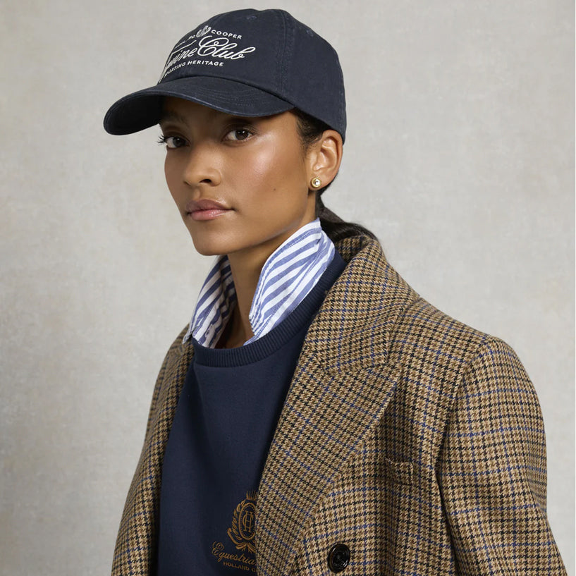 Equine Club Cap - Ink Navy Ecru