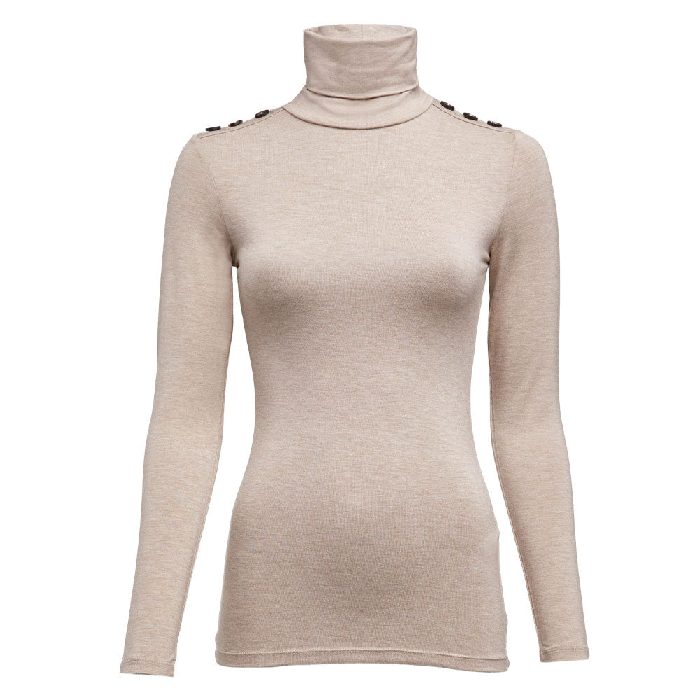 Essential Roll Neck - Oatmeal