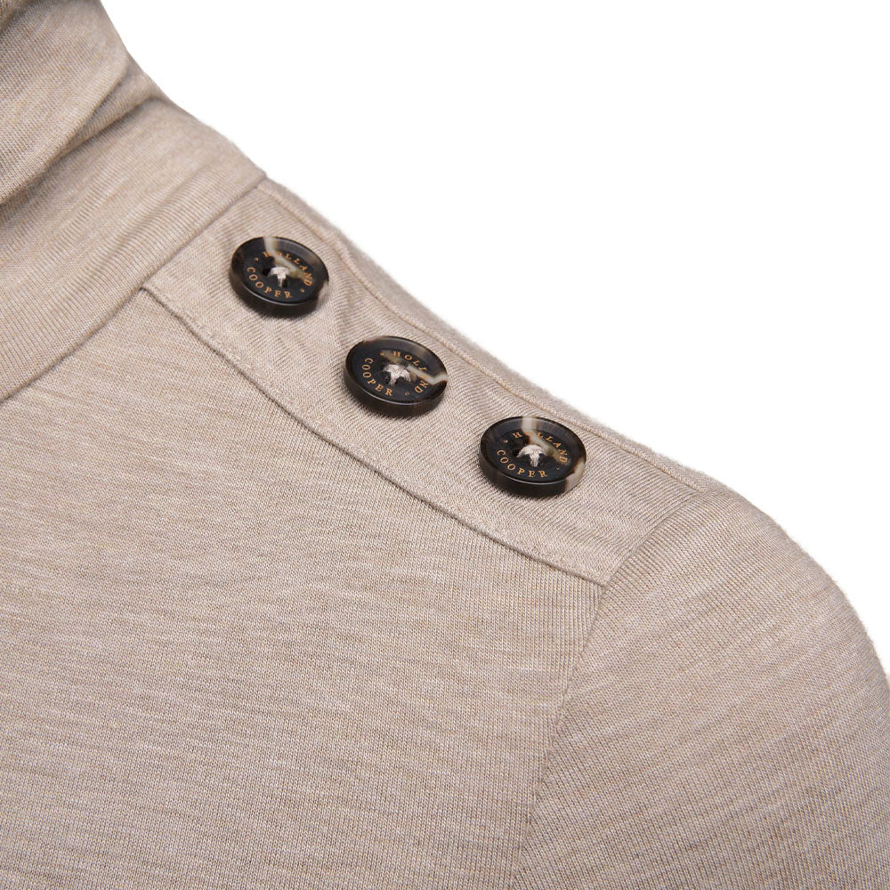 Essential Roll Neck - Oatmeal