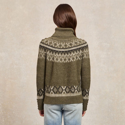 Fairisle Knit - Khaki