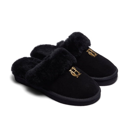 Hc Shearling Slipper - Black