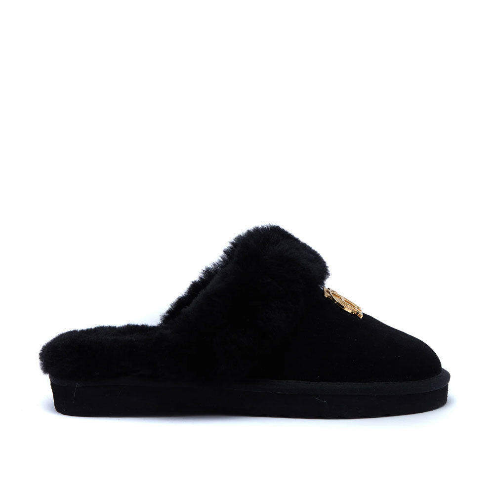 Hc Shearling Slipper - Black