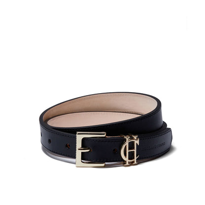 HC Slim Logo Belt - Black