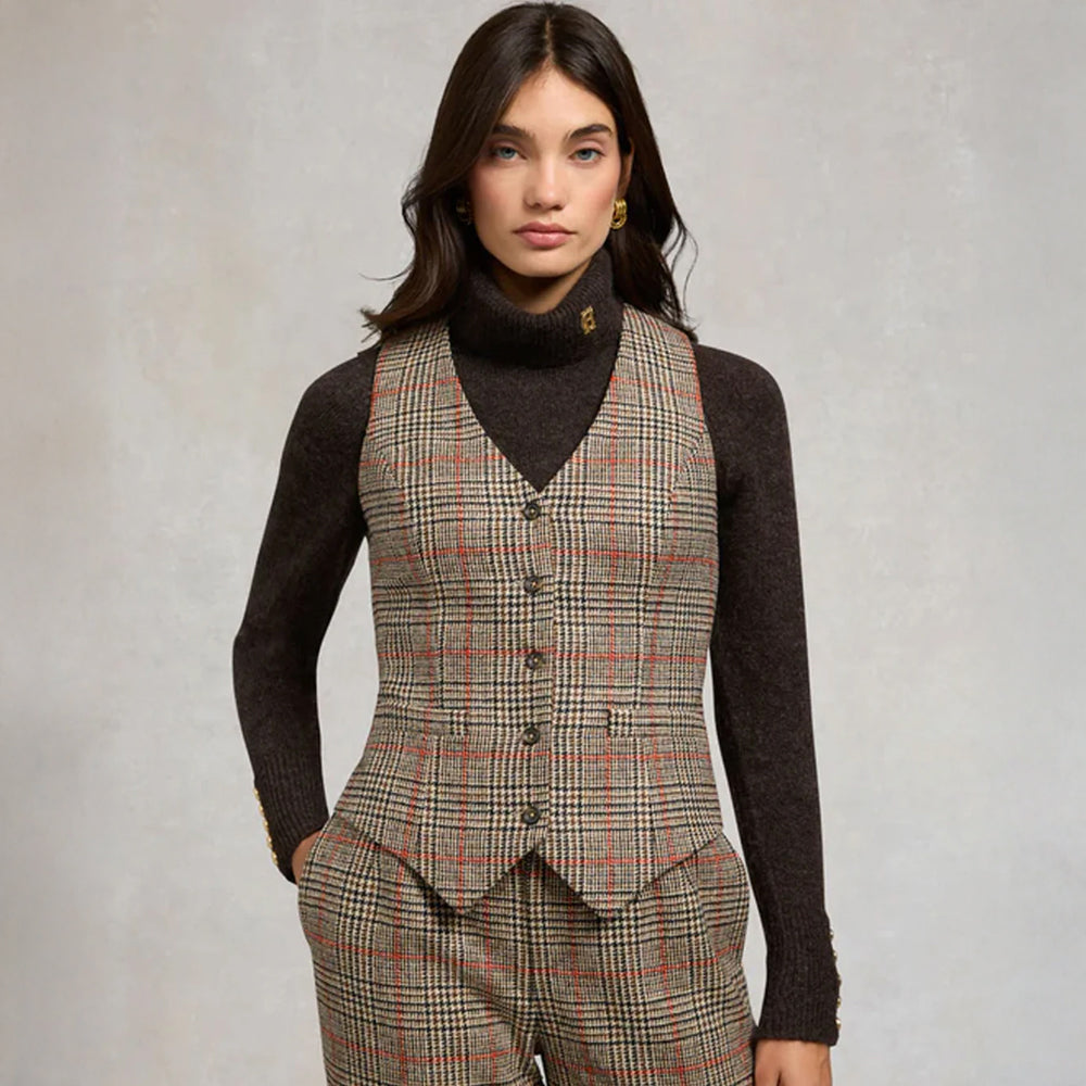 Hampton Waistcoat - Orange Windsor
