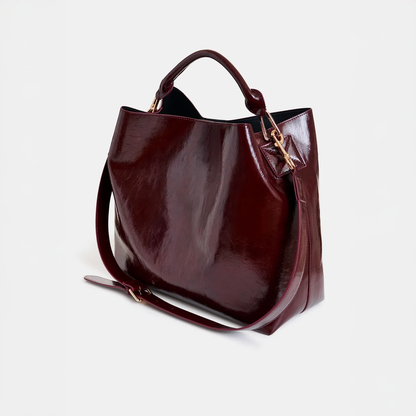 Ihurley Shiny Shopper Bag - Margot Mauve