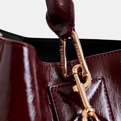 Ihurley Shiny Shopper Bag - Margot Mauve