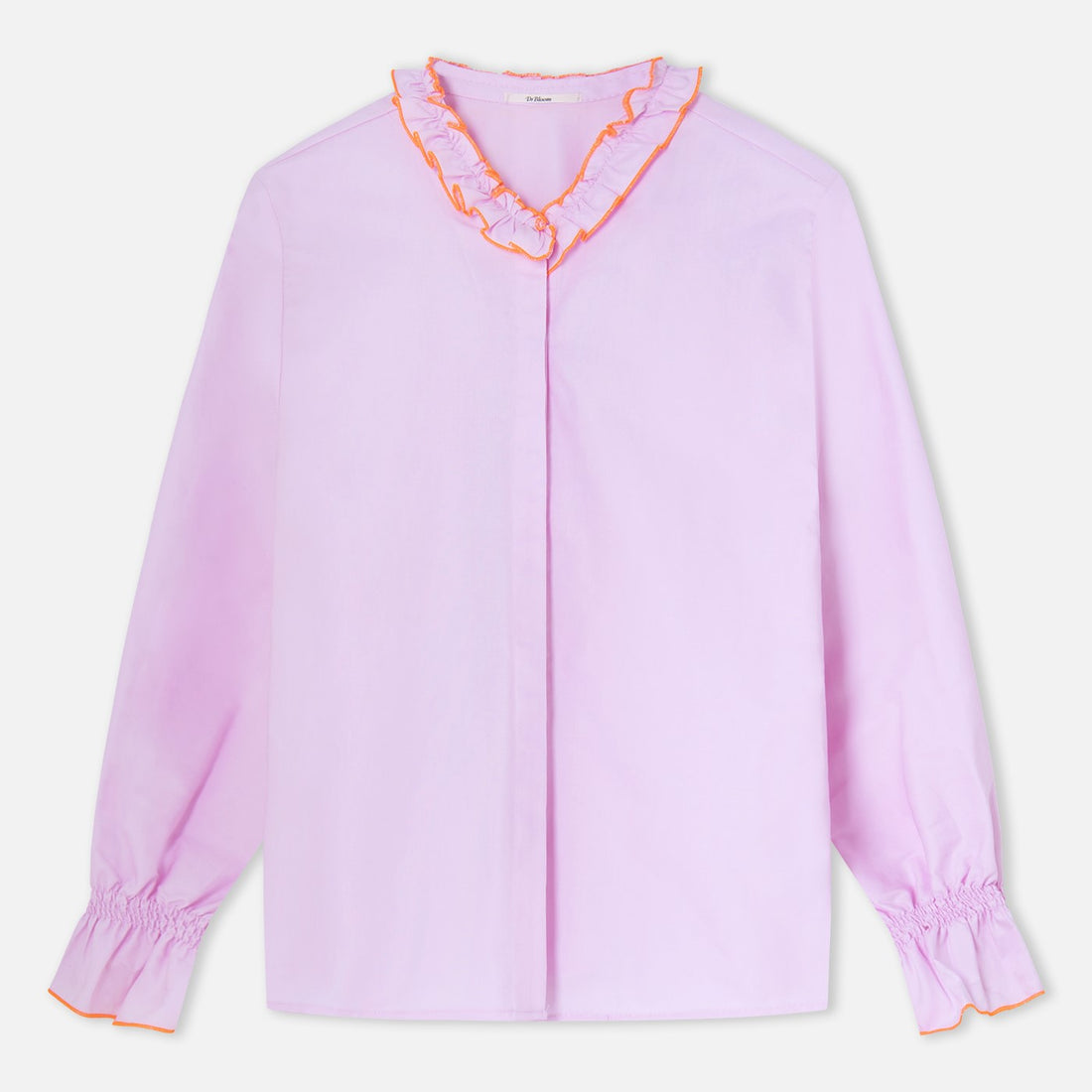 Frill Collar Blouse - Pink