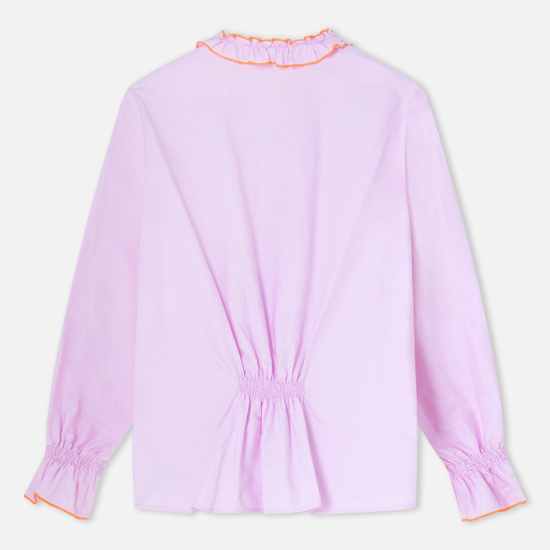 Frill Collar Blouse - Pink