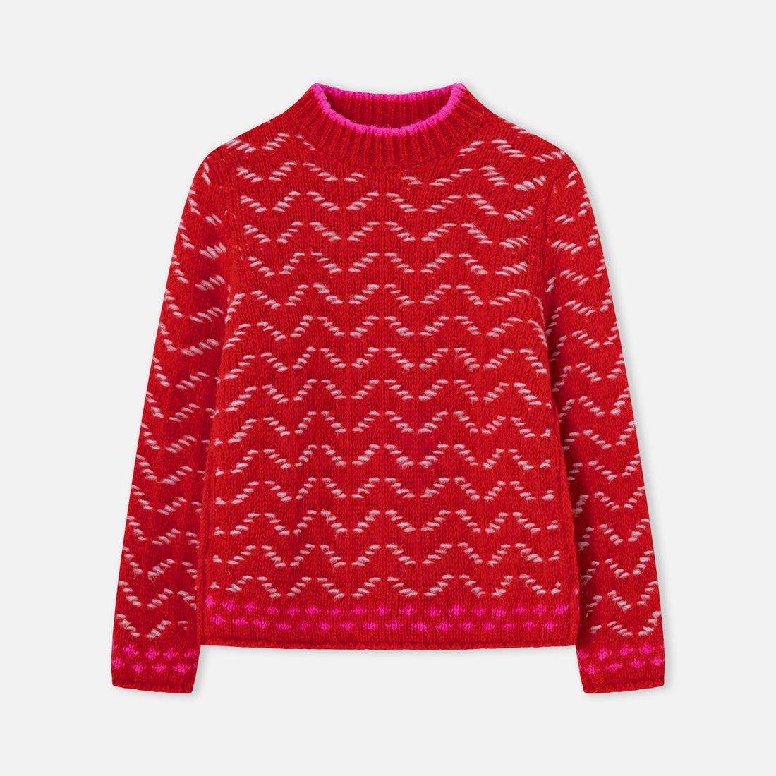 Saltarin Turtle Neck Jumper - Red