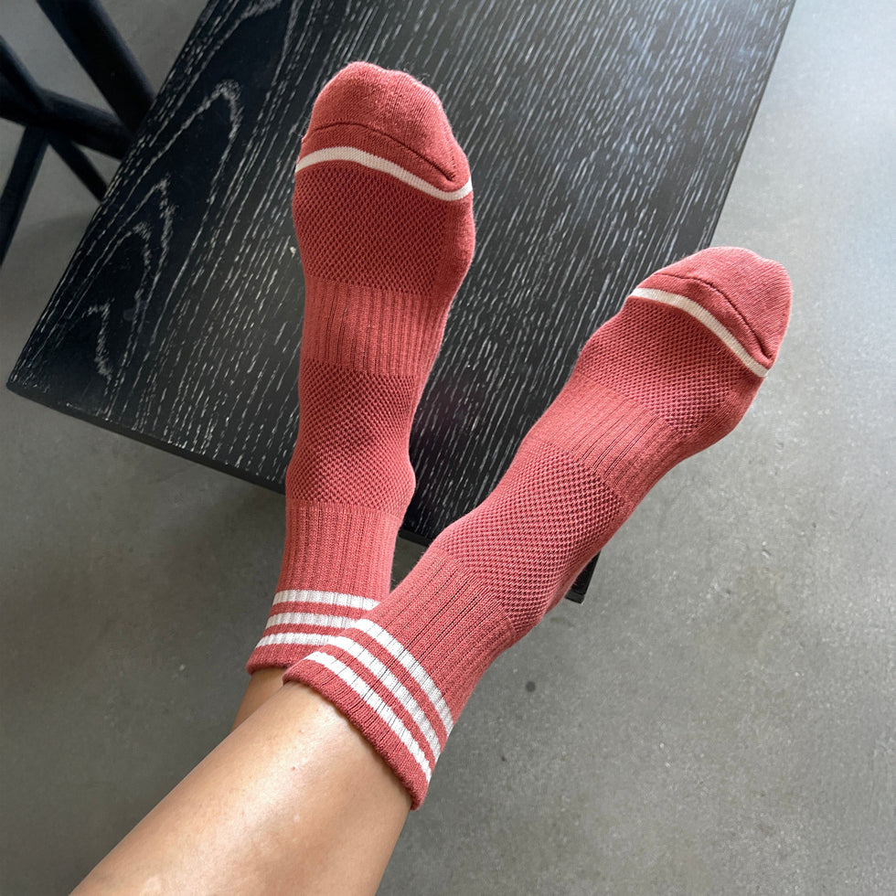 Girlfriend Socks - Terracotta