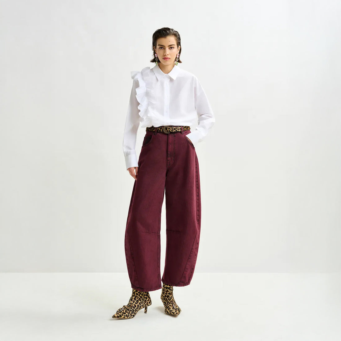 Impressive Overdye Jeans - Margot Mauve