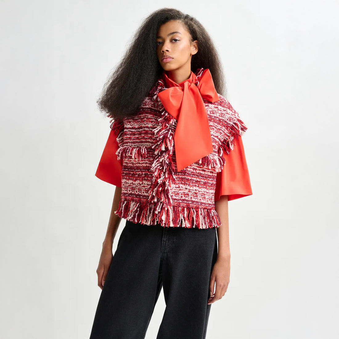 Ishani Fringed Gilet - Santa Claus