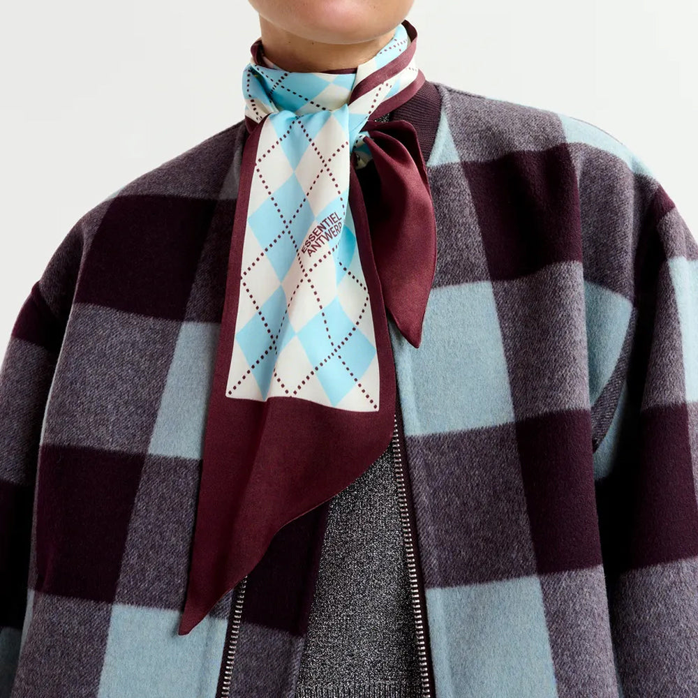 Iti Double Face Jacket - Teal Blue