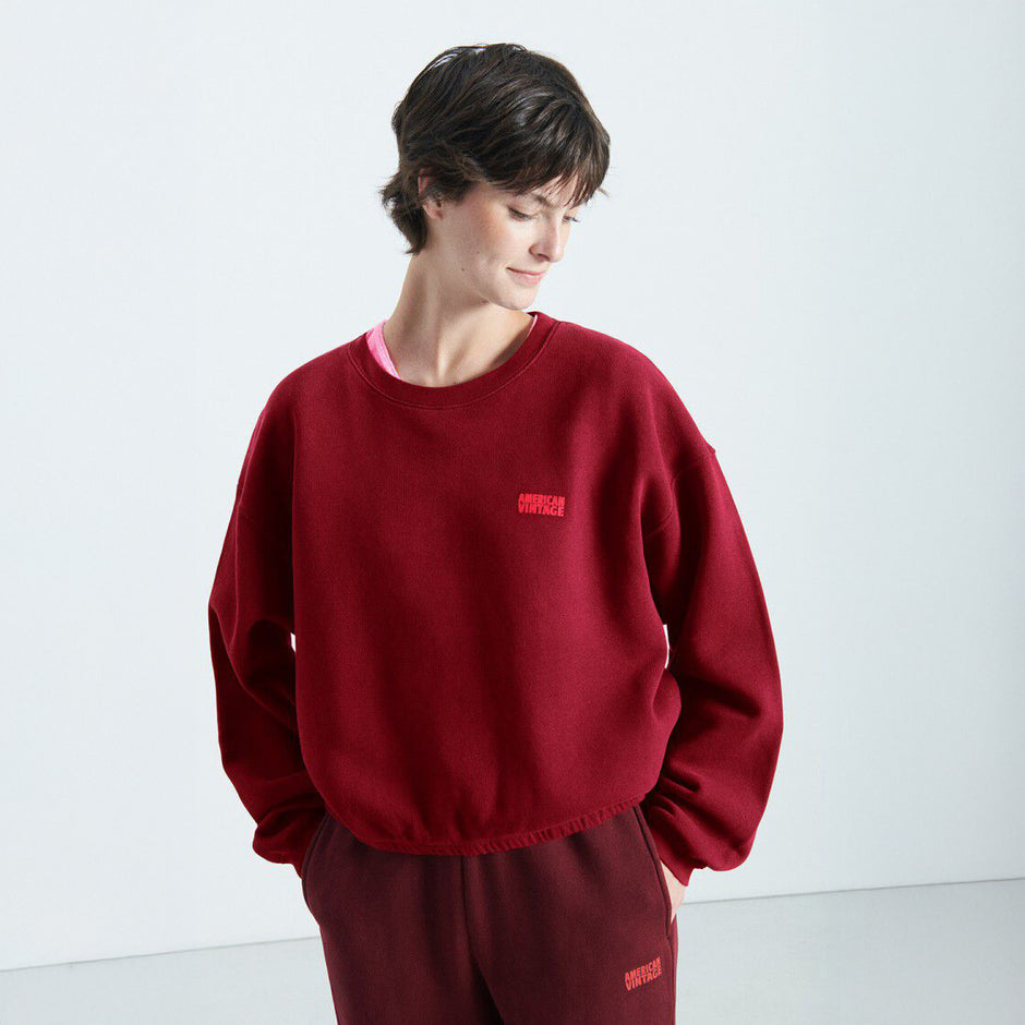 American Vintage - Izubird Sweatshirt Cerise Vintage main image 1