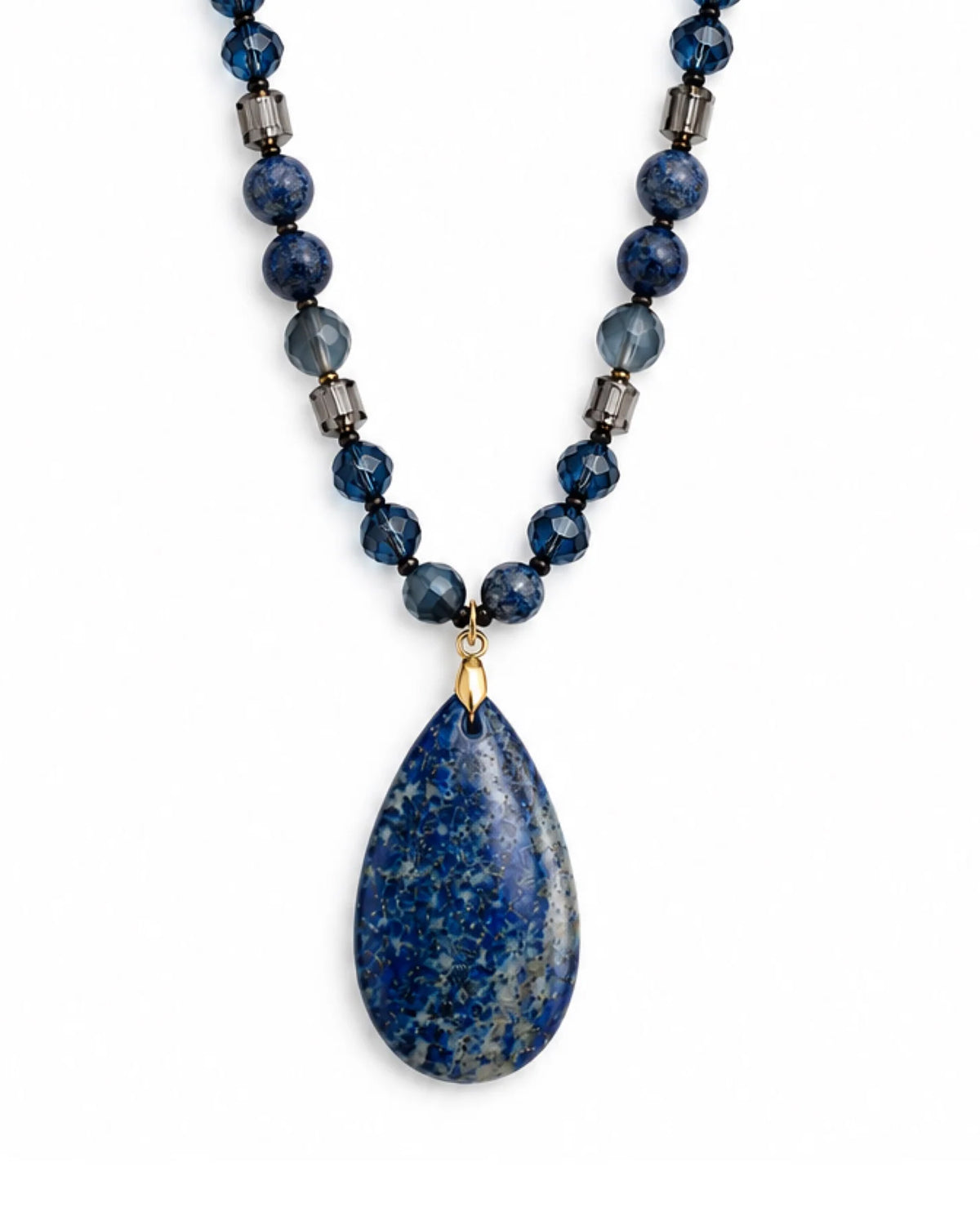 Jasper Necklace - Indigo