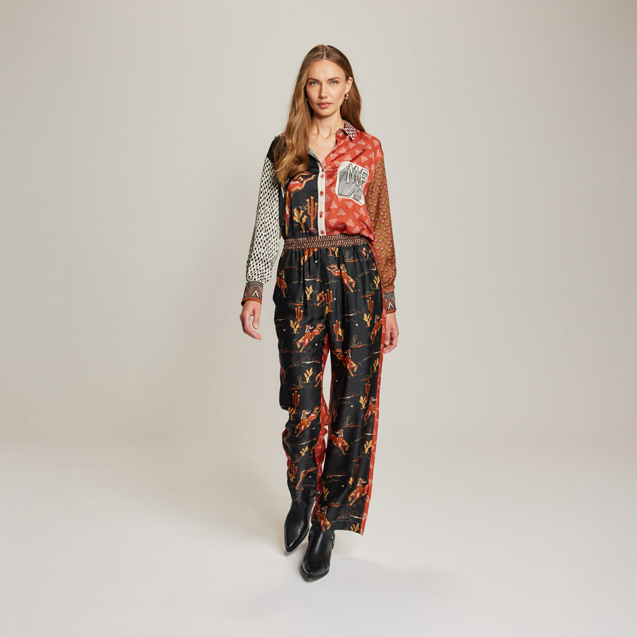 Isabel Printed Shirt - Rodeo