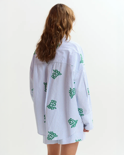 Jalinki Embroidered Shirt - Off White