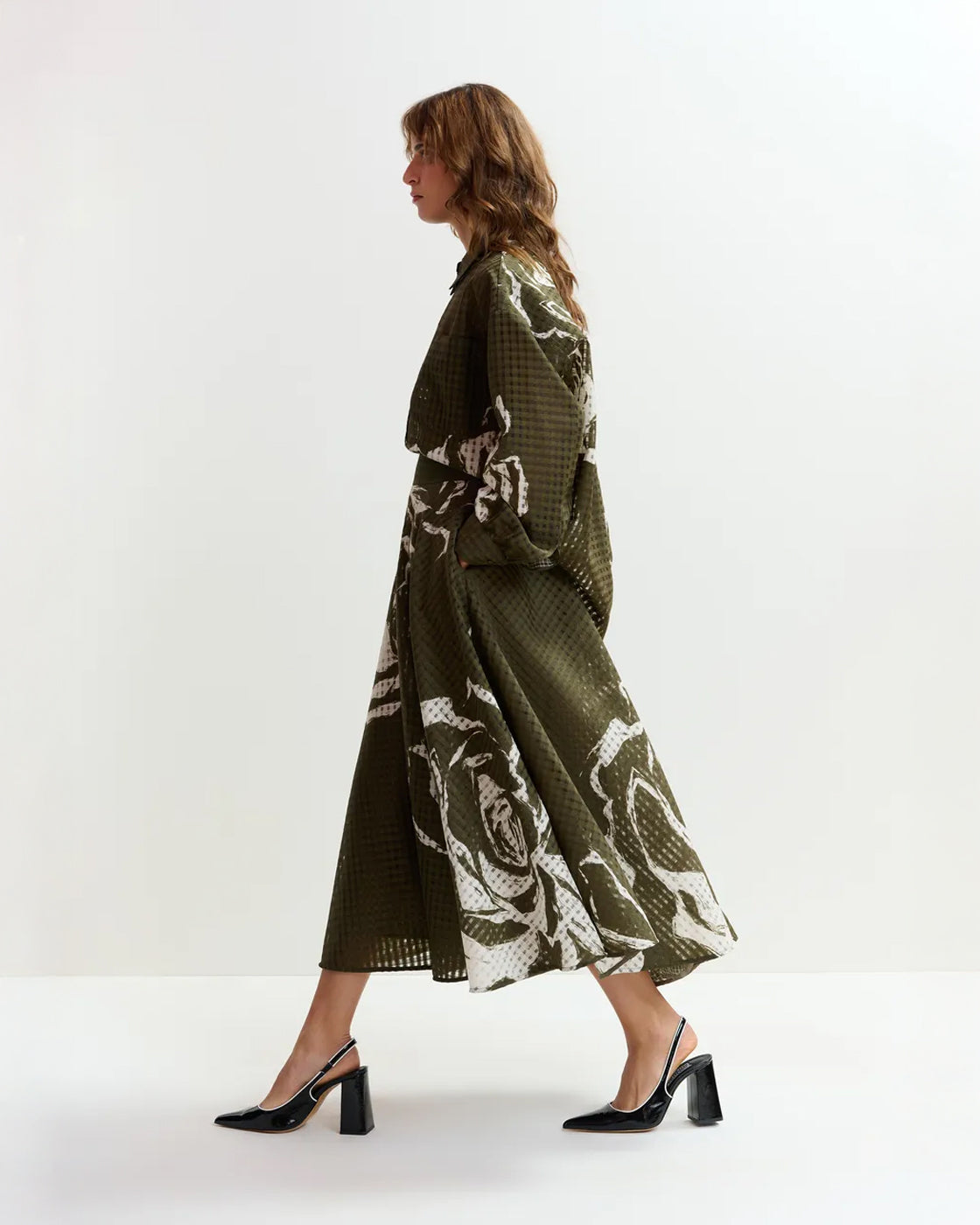 Jango Maxi Skirt - Olive Martini