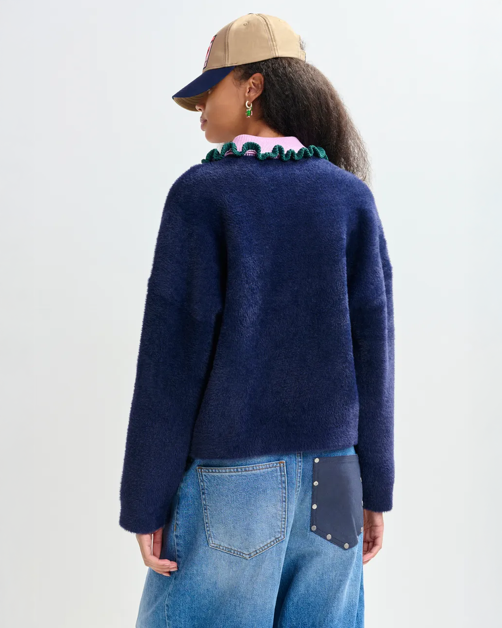 Jardener Knitted Cardigan - Dark Night