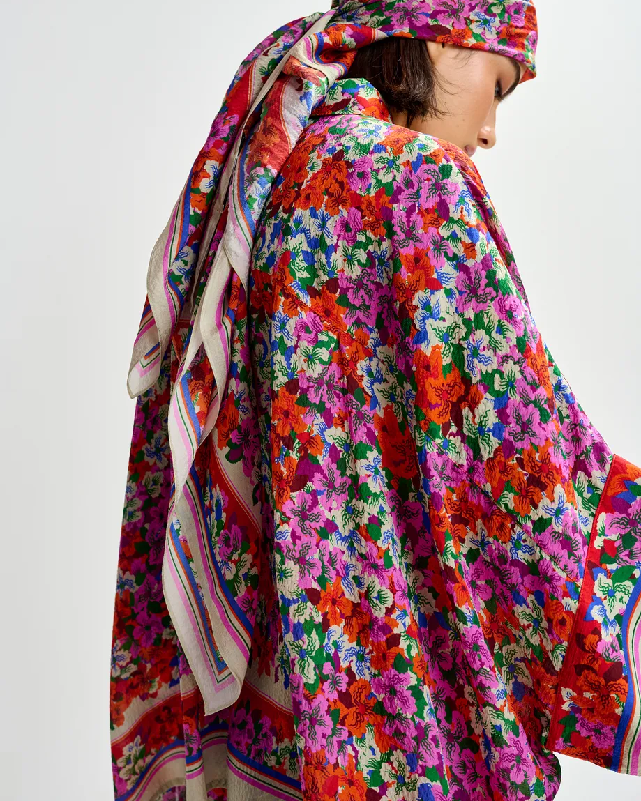 Jirt Oversized Shirt - Fire Glow