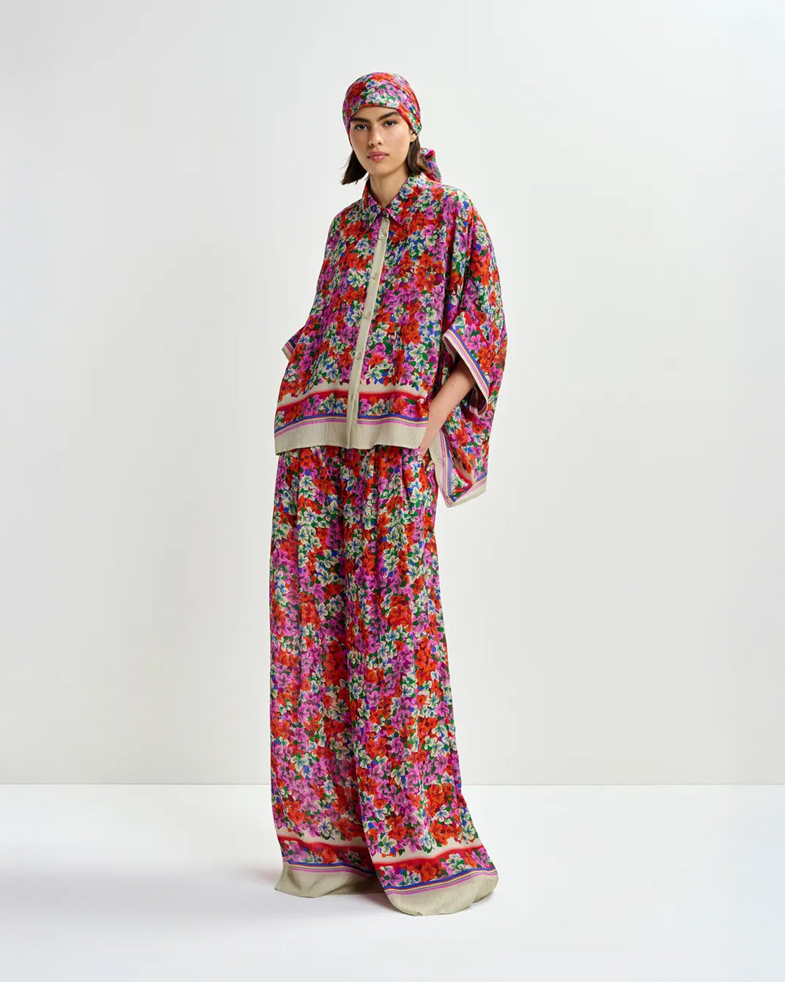 Joek Wide Leg Pants -  Fire Glow