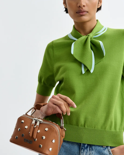 Jonda Contrast Colour Polo - Spirulina Green