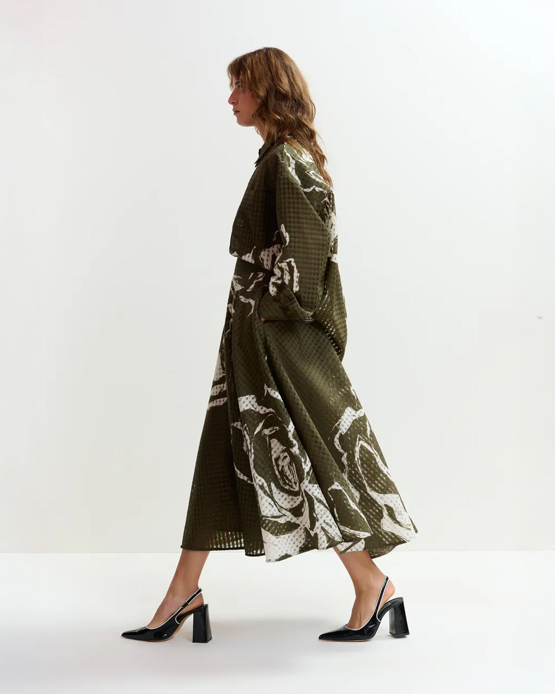 Jorange Oversized Shirt - Olive Martini