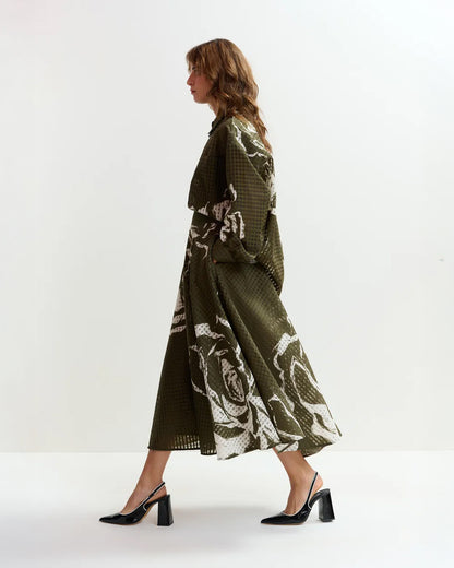 Jorange Oversized Shirt - Olive Martini