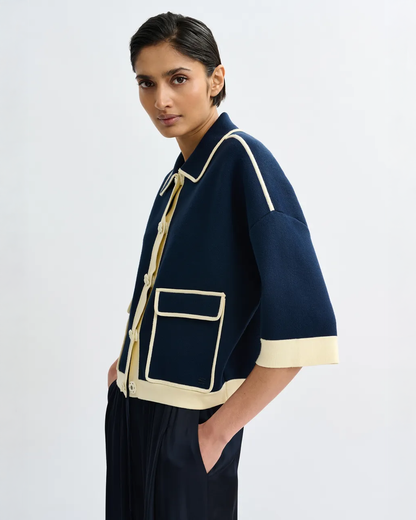 Jugly Knit Cardigan - Classic Navy