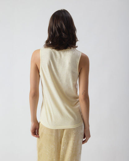 Jacksonville Sleeveless Top - Vanille Vintage