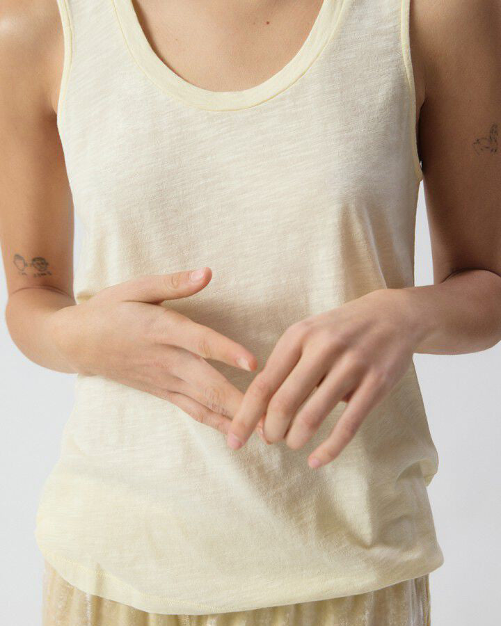 Jacksonville Sleeveless Top - Vanille Vintage
