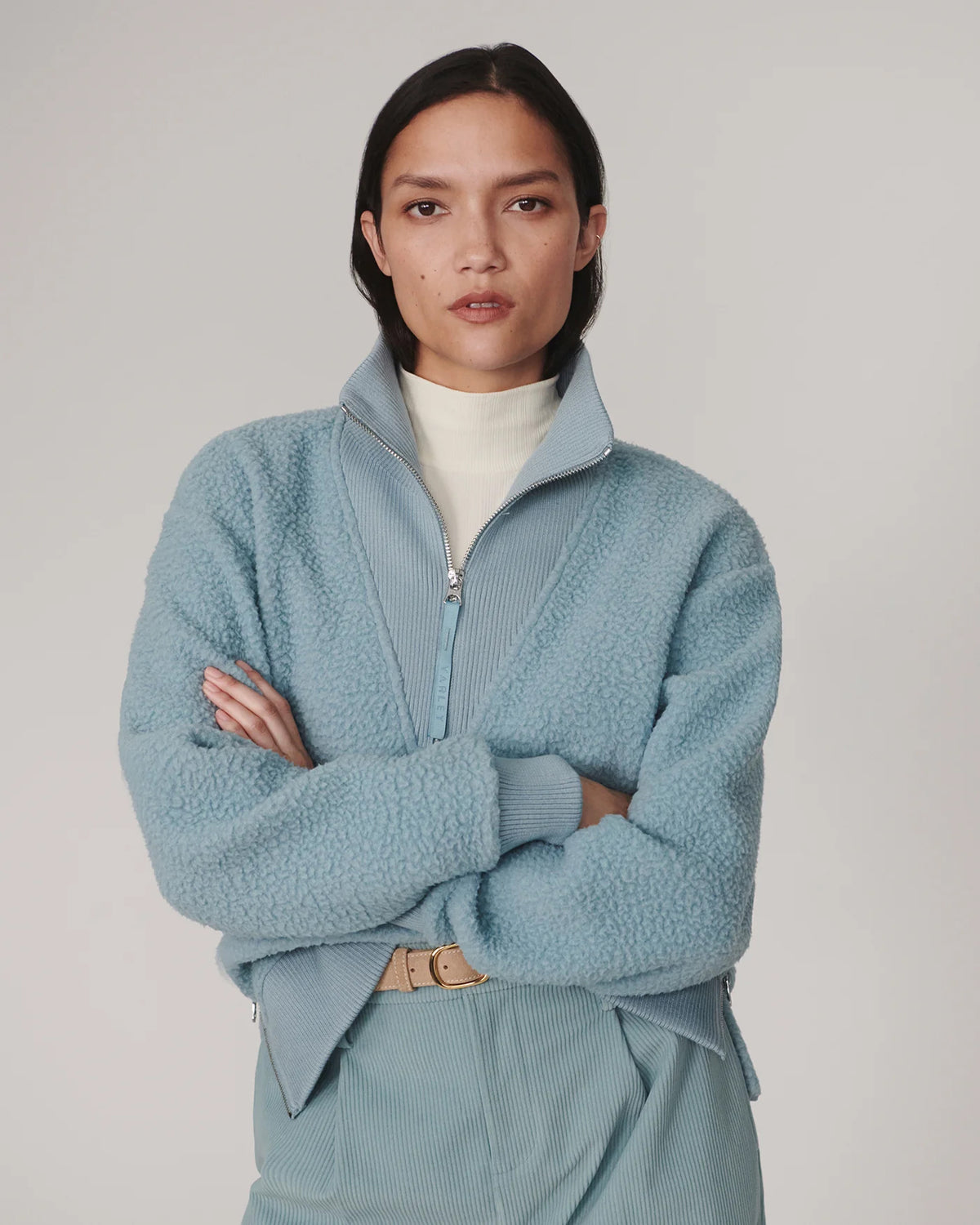 Jaylin Half Zip Fleece - Tourmaline