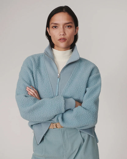 Jaylin Half Zip Fleece - Tourmaline