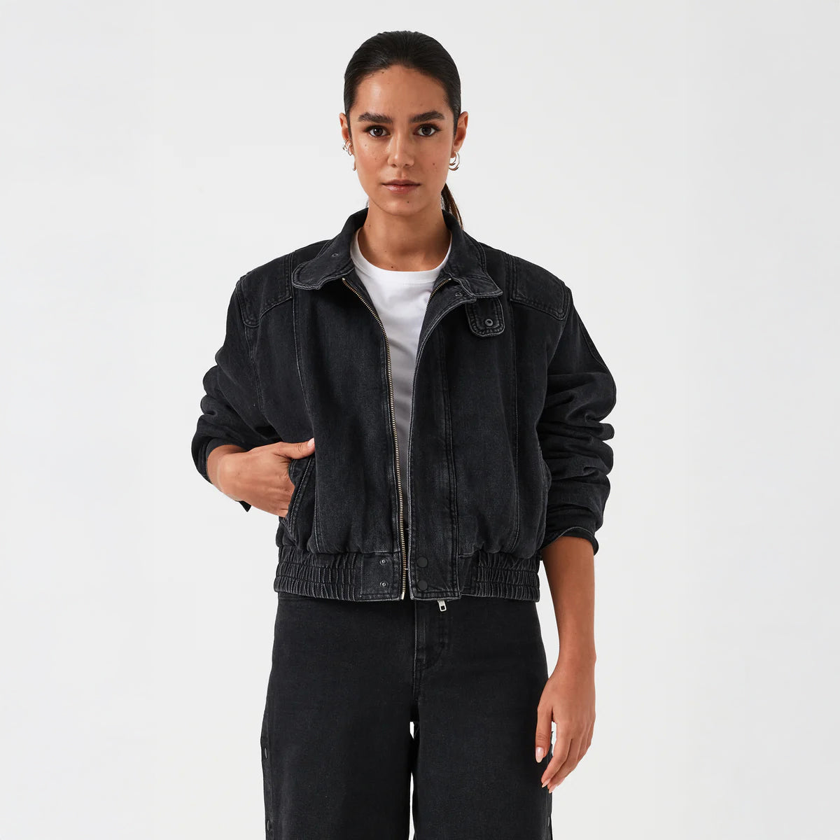 Juno Jacket - Washed Black