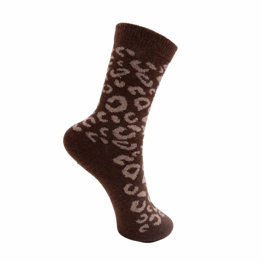 Kaleen Wool Sock - Mocca