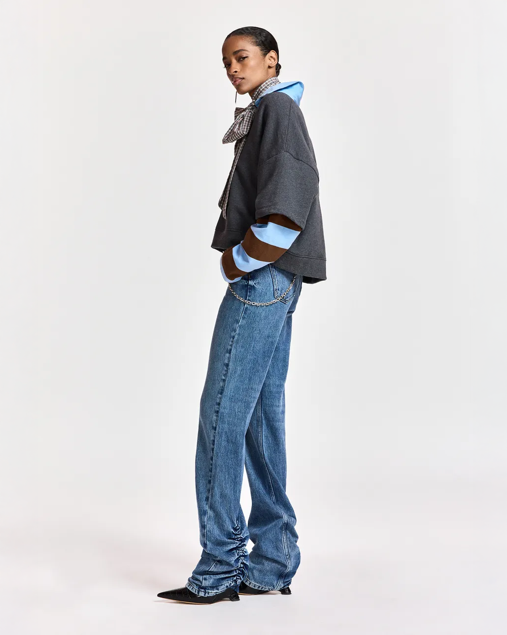 Kantelou Polo Sweatshirt - Steel Pulse