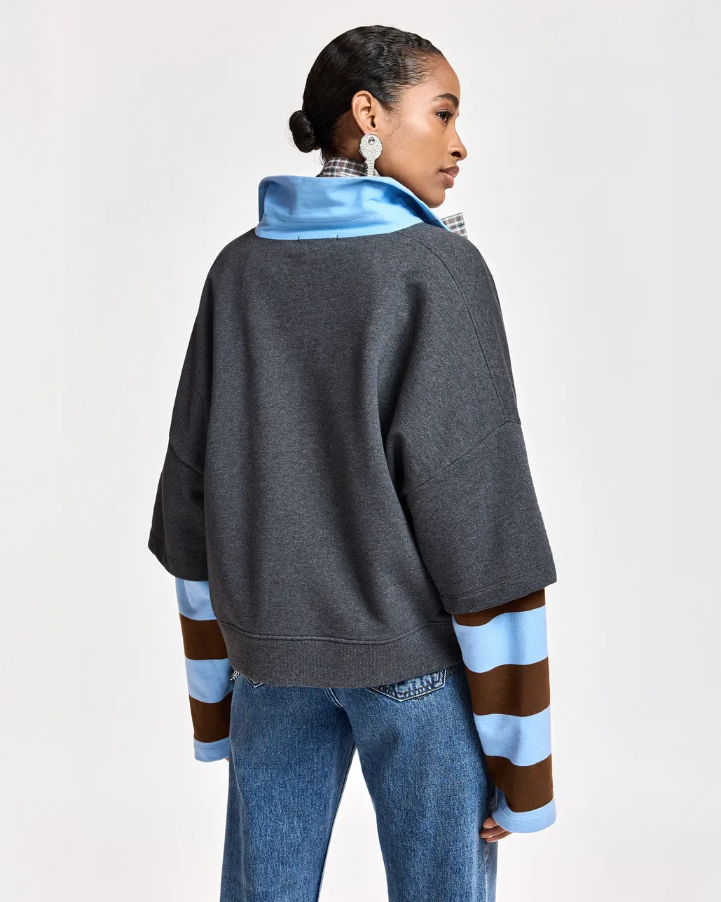 Kantelou Polo Sweatshirt - Steel Pulse