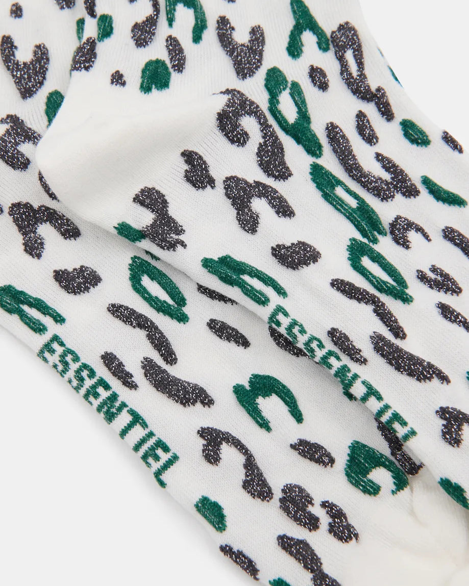 Karty Leopard Socks - Off White