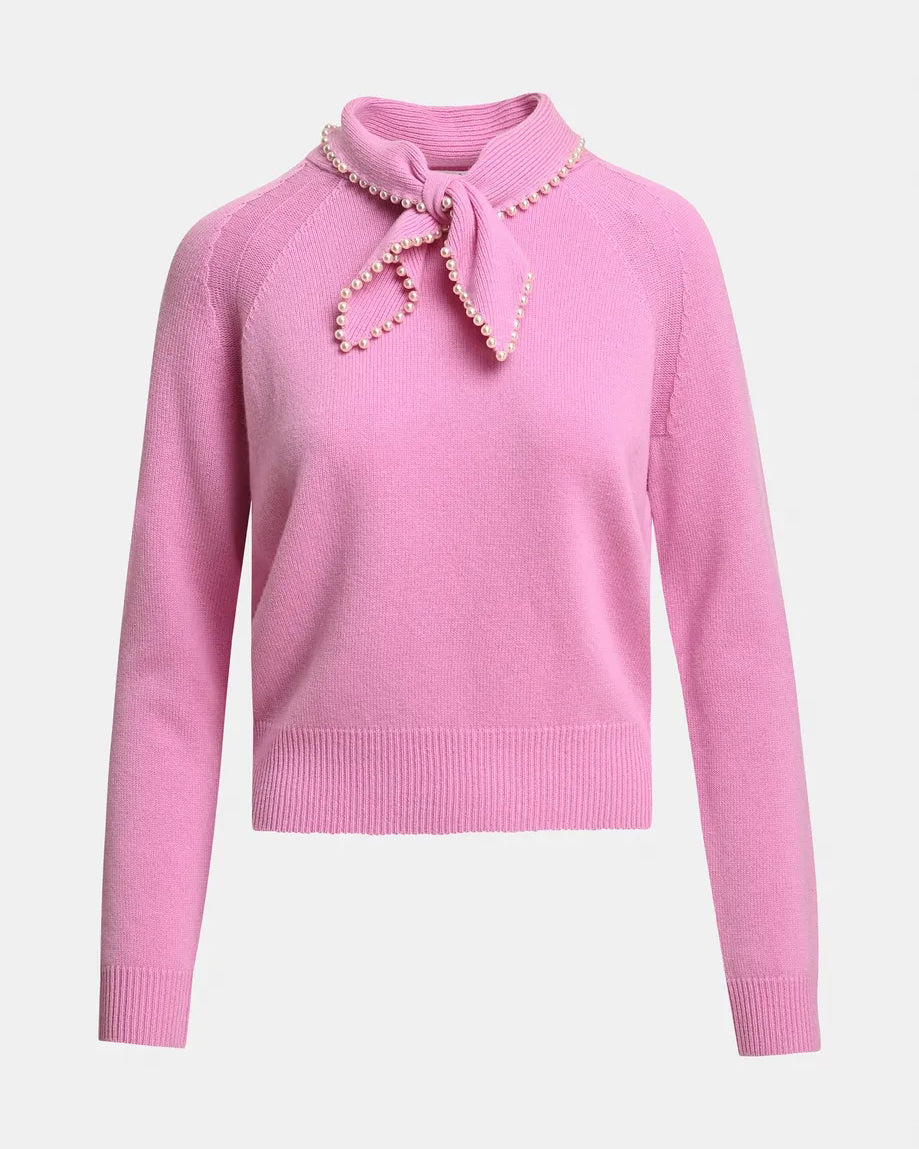 Kasa Pullover With Beads - Millenial Pink