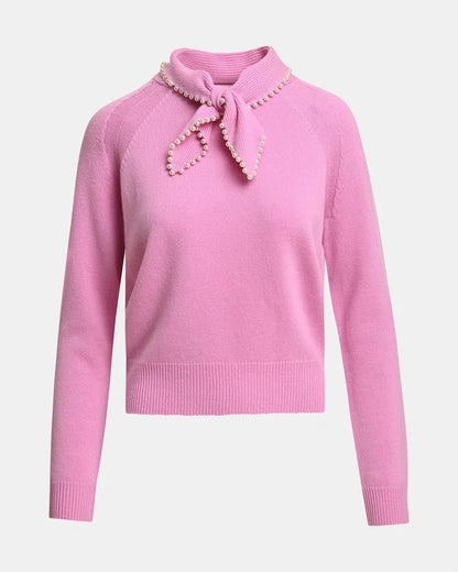 Kasa Pullover With Beads - Millenial Pink