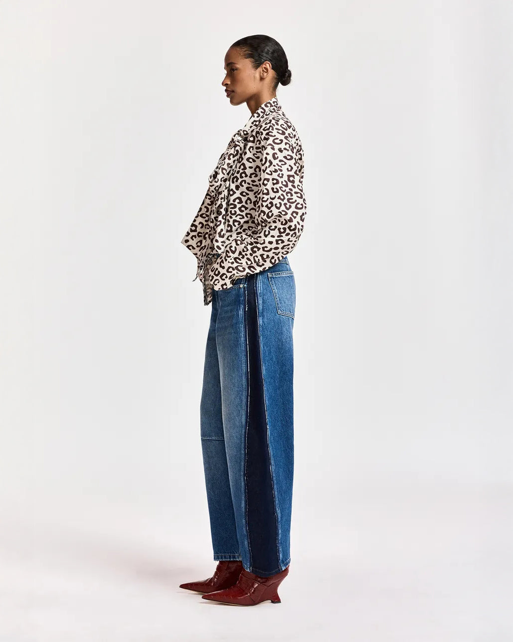Kashba Patchwork Jeans - Midnight Wave