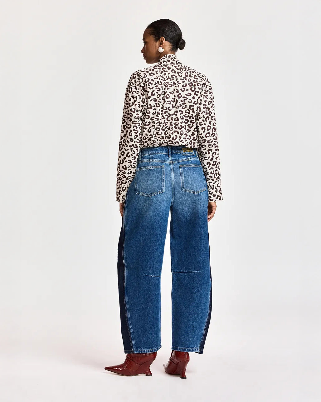 Kashba Patchwork Jeans - Midnight Wave